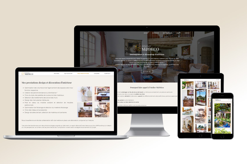 site internet m et deco